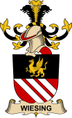 Republic of Austria Coat of Arms for Wiesing