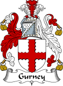 English Coat of Arms for the family Gurney