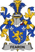 Irish Coat of Arms for Fearon or O'Fearon