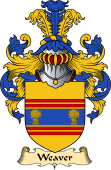 English Coat of Arms (v.23) for the family Weaver