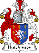 English Coat of Arms for the family Hutchinson