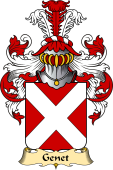 French Family Coat of Arms (v.23) for Genet