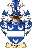 English Coat of Arms (v.23) for the family Hodges