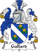 English Coat of Arms for Gallard