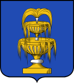 French Family Shield for Fontaine (de la)