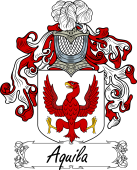 Araldica Italiana Coat of arms used by the Italian family Aquila