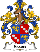 German Wappen Coat of Arms for Krauss