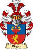 v.23 Coat of Family Arms from Germany for Rieger