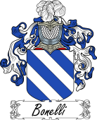 Araldica Italiana Coat of arms used by the Italian family Bonelli