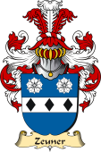 v.23 Coat of Family Arms from Germany for Zeuner