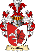 v.23 Coat of Family Arms from Germany for Zwilling