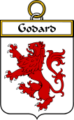 French Coat of Arms Badge for Godard