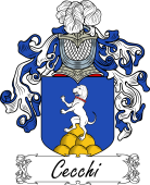 Araldica Italiana Coat of arms used by the Italian family Cecchi