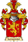 French Family Coat of Arms (v.23) for Lemonnier (Monnier le)