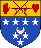 Scottish Family Shield for Yorstoun or Yorston