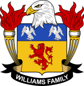 Coat of arms used by the Williams family in the United States of America