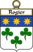 French Coat of Arms Badge for Rogier