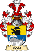 v.23 Coat of Family Arms from Germany for Wahl