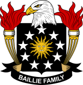 Coat of arms used by the Baillie family in the United States of America