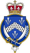 Families of Britain Coat of Arms Badge for: Moody or Moodie (England)