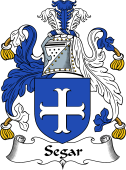 English Coat of Arms for the family Segar
