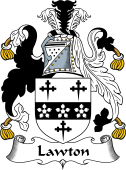 English Coat of Arms for Lawton