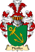 v.23 Coat of Family Arms from Germany for Pfeiffer