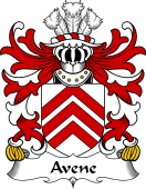 Welsh Coat of Arms for Avene (lords of Afan)