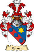 v.23 Coat of Family Arms from Germany for Korner