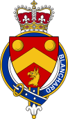 Families of Britain Coat of Arms Badge for: Blanchard (England)