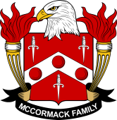 Coat of arms used by the McCormack family in the United States of America