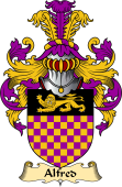 English Coat of Arms (v.23) for the family Alfred