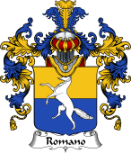 Italian Family Coat of Arms (v.25b) Romano
