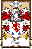 Scottish Coat of Arms Bookplate for Hurry