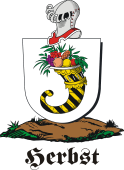 German shield on a mount for Herbst