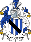 English Coat of Arms for the family Sanderson