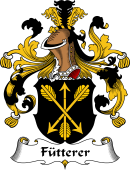 German Wappen Coat of Arms for Fütterer