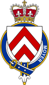 Families of Britain Coat of Arms Badge for: Moyer (England)