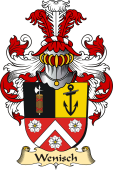 v.23 Coat of Family Arms from Germany for Wenisch