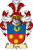 v.23 Coat of Family Arms from Germany for Dane