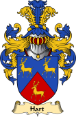 English Coat of Arms (v.23) for the family Hart II