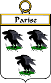 French Coat of Arms Badge for Parise