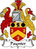 English Coat of Arms for the family Paynter