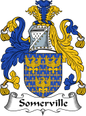 English Coat of Arms for the family Somerville