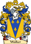English or Welsh Family Coat of Arms (v.23) for Walker
