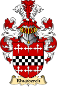 Welsh Family Coat of Arms (v.23) for Rhydderch (LE GROS)