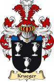 v.23 Coat of Family Arms from Germany for Krueger