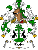 German Wappen Coat of Arms for Fecht