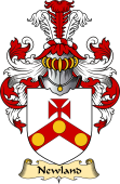 English Coat of Arms (v.23) for the family Newland