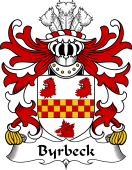 Welsh Coat of Arms for Byrbeck (Vicar of Lamphey, Pembrokeshire)